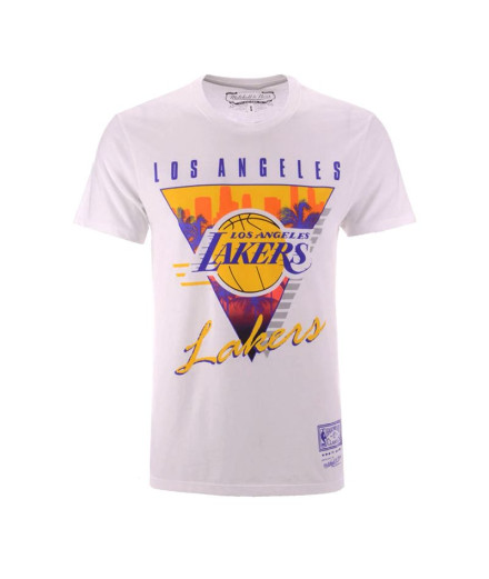T-shirt Homme Mitchell & Ness Los Angeles Lakers WH