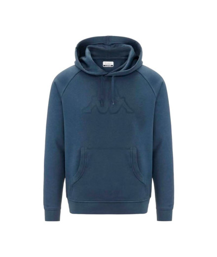 Sweat Kappa Homme Zaiver Bleu Cobalt/Bleu Dk Denim