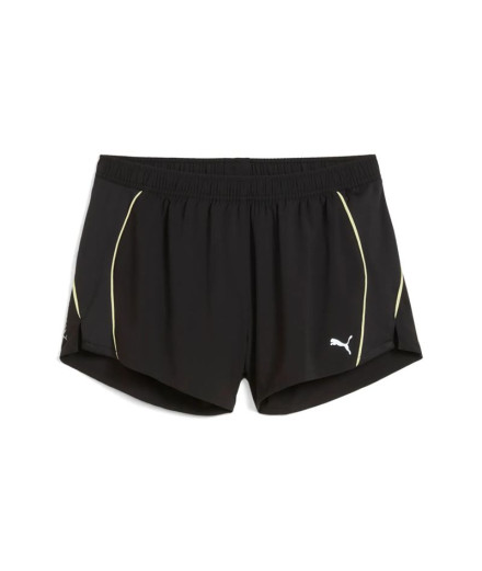 Pantalon de Running Puma W Run Velocity 3" Sh Femme Noir-Or.