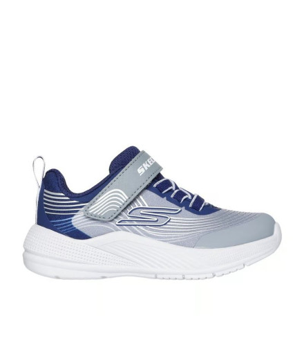 Chaussures Skechers Microspec Advance Bleu Marine,Enfant