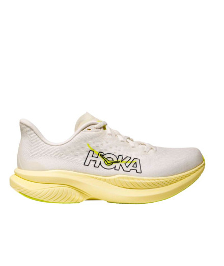 Chaussures de Running Hoka Mach 6 Femme Blanc/Neon Hoka